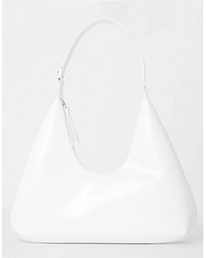 BY FAR Leather Shoulder Bag - White