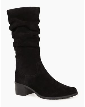 Caprice Fifi Calf Length Boots - Black