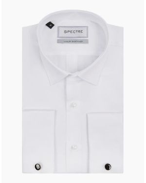 Spektre Jake Luxury Double Cuff Suit Shirt - White