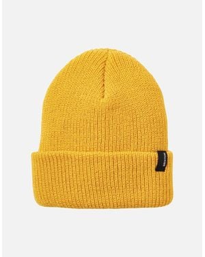 Brixton Heist Rib Knit Beanie - Yellow