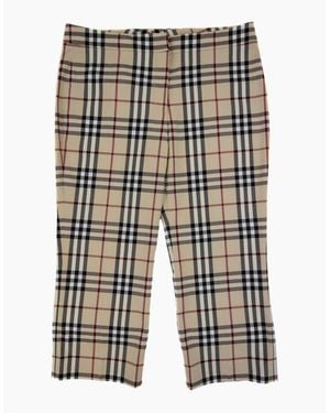 Burberry Marden Check Short Trouser 0144 - White