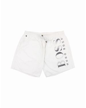 BOSS Octopus Swim Shorts - White