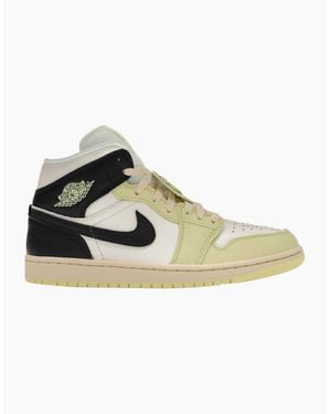 Nike Air Jordan 1 Mid Fall League Sail Trainers - Multicolour
