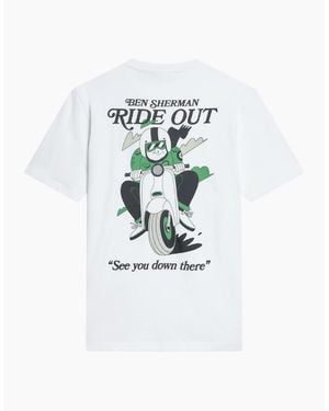 Ben Sherman Ride Out Short Sleeve T-Shirt - White