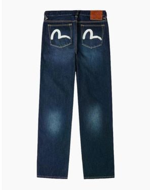 Evisu Seagull Jeans Washed - Blue
