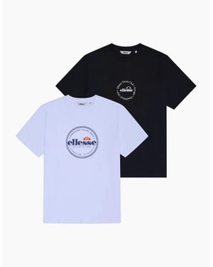 Ellesse Villo Tee (2 Pack) - Blue