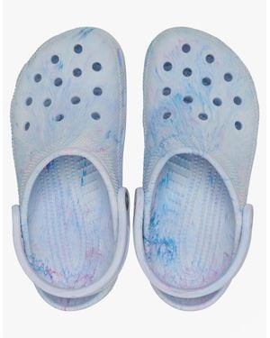 Crocs™ 211583 Watercolour Marbled Clogs Oxygen Swirl - Blue