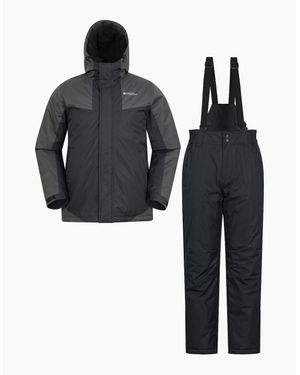 Mountain Warehouse Ski Jacket & Trousers - Black