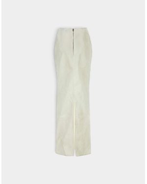 Entire studios Channel Skirt Bone - White
