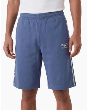 EA7 Tape Logo Shorts - Blue