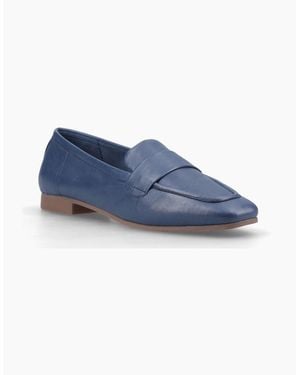 Hush Puppies Sutton Leather Loafers - Blue