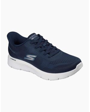 Skechers Go Walk Flex Polyester Trainers - Blue