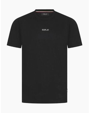 Replay Basic Logo T-Shirt - Black