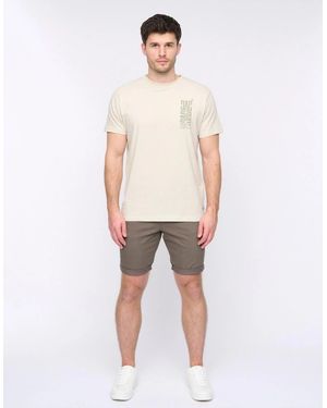 Duck and Cover Moreshore Chino Shorts - Grey