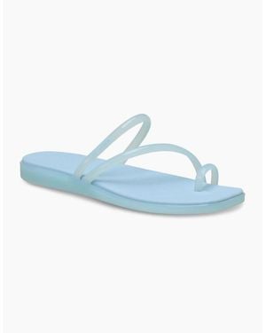 Crocs™ Miami Jely Toe Loop Eva Sky Sandals - Blue
