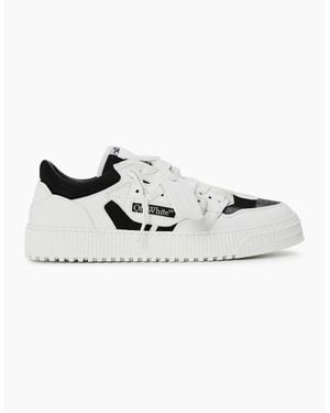 Off-White c/o Virgil Abloh 3.0 Court Low Eye Catching Silhouette Trainers - White