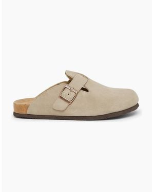 Bench Pike Closed Toe Shuv Sandals - White