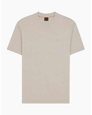BOSS Boss Te Interlock Relaxed Fit T-Shirt - White