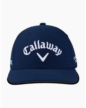 Callaway Apparel Wordmark Logo Pre Curved Brim Cap - Blue