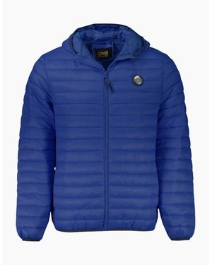 Roberto Cavalli Cavalli Class Plain Quilted Jacket - Blue
