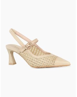 Hispanitas Giorgia Open Court Shoes - Natural