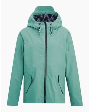 Regatta Ladies Bayletta Grid Distress Waterproof Jacket - Green