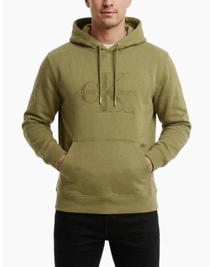Calvin Klein Hoodies Pullover Top - Natural