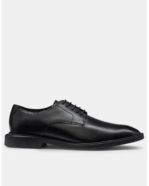 BOSS Gryff Leather Derby Shoes - Black