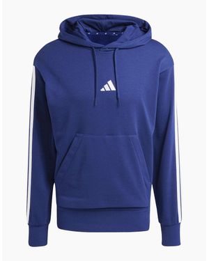 adidas M 3S Ft Hoody - Blue