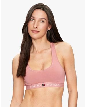 Tommy Hilfiger Unlined Bralette Teaberry Blossom - Pink