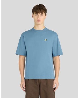 Lyle & Scott Ultra Soft Cotton Blend T-Shirt - Blue