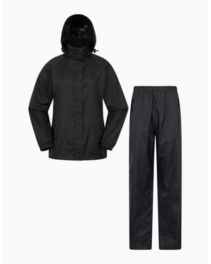 Mountain Warehouse Ladies Pakka Jacket And Trousers Set - Black