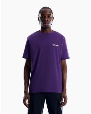 Berghaus Front & Back Short Sleeve T-Shirt - Purple