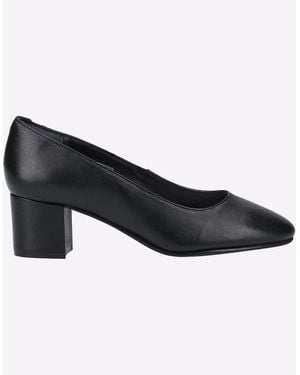 Hush Puppies Anna Slip On Court Memory Foam Shoes - Black