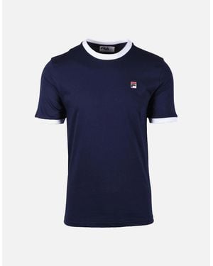 Fila Vintage Marconi Essential Ringer Tee - Blue