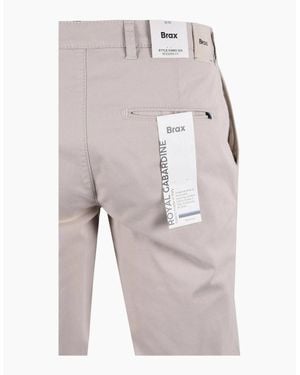 Brax Fabio Chino Stone - White