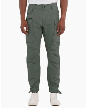 Replay Combat Trousers With Zip & Pocket Detail 703 Khaki - Green