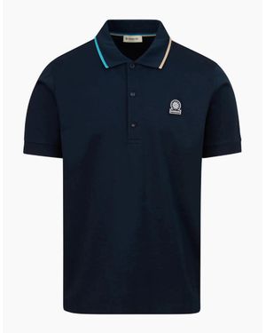 Sandbanks Tri Tipped Polo - Blue