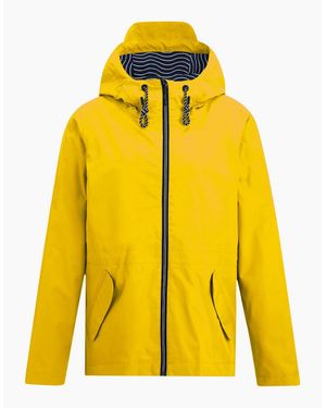 Regatta Ladies Bayletta Grid Distress Waterproof Jacket - Yellow