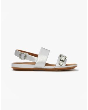 Fitflop Gracie Ultra Cross Strap Sandals - White
