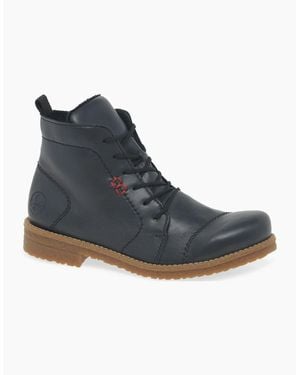 Rieker Direction Ankle Boots - Blue