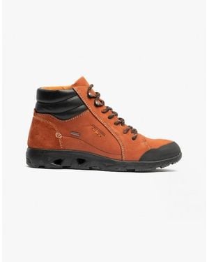 Josef Seibel Noih 53 Leather Hiking Boot Rust/Combi - Brown