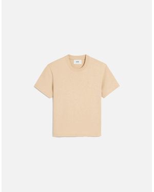 Ami Paris Embossed Logo T Shirt - White