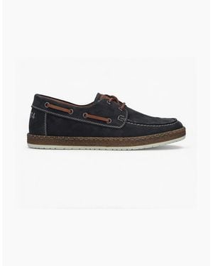 Rieker B5220 Boat & Deck Shoes - Black