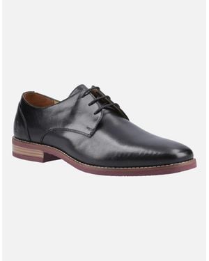 Hush Puppies Mike Leather Lace-Up Shoes - Black