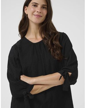 Cream Sophie Blouse - Black