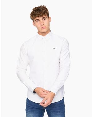 Bewley & Ritch Bewley & Ritch Chatmen Slim Fit Oxford Shirt - White