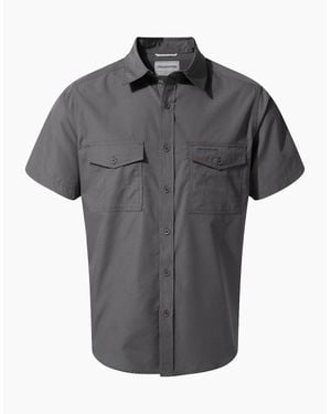Craghoppers Kiwi Short-Sleeved Shirt - Grey