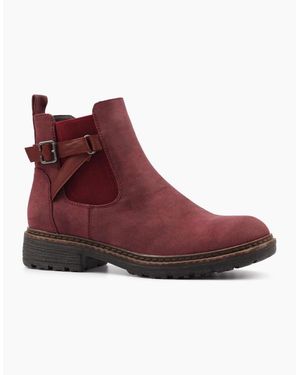 Lunar Morris Ankle Boots - Red