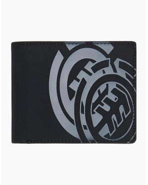 Element Double Icon Tri Fold Wallet - Black